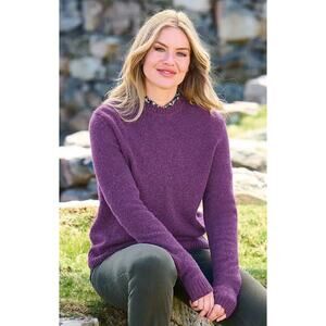 NWOT The House Of Bruar Munrospun Sweater Women UK 2XL/US XL Lambswool V Neck
